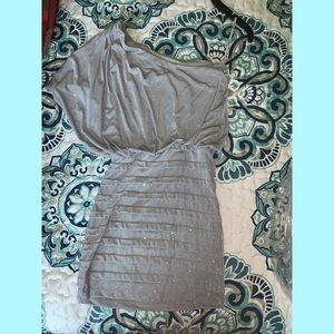 B. Darlin Gray Sparkle Dress